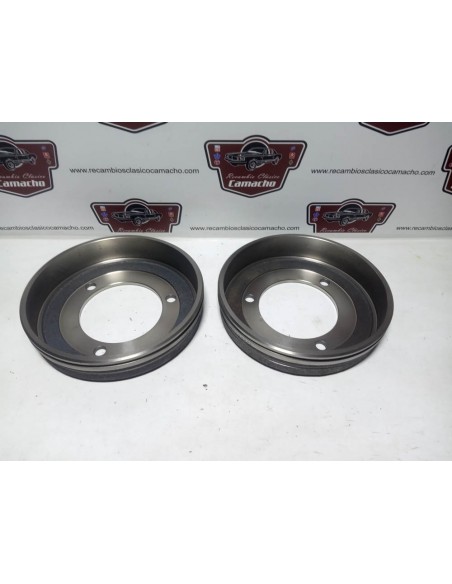 Pareja tambor de freno trasero Renault 8 y 10