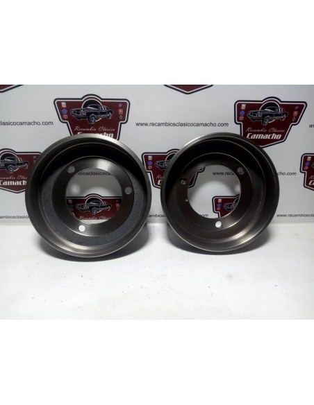 Pareja tambor de freno trasero Renault 8 y 10