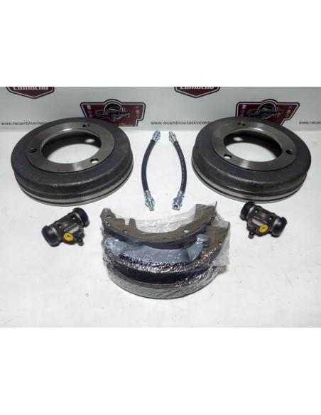 Kit de freno trasero completo Renault 8 , 10 , Gordini , Dauphine