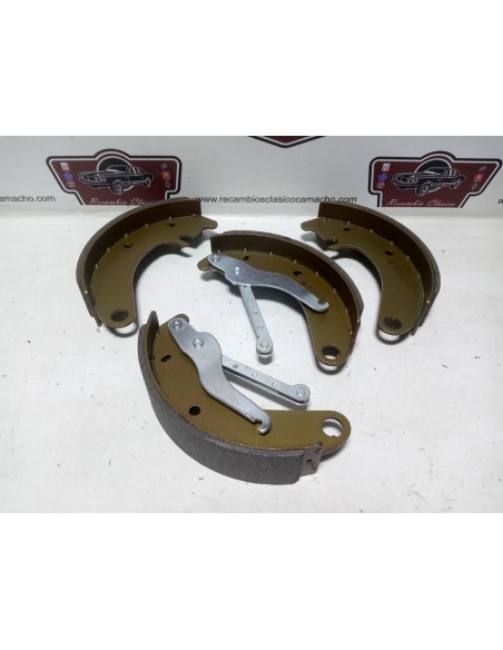 Juego zapatas de freno delanteras Citroen 2cv y Dyane 6 ( 220x45mm)