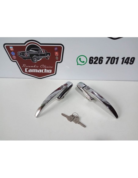 PAREJA MANILLA EXTERIOR PUERTA SEAT 850 MISMA LLAVE