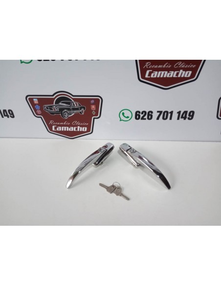 PAREJA MANILLA EXTERIOR PUERTA SEAT 850 MISMA LLAVE