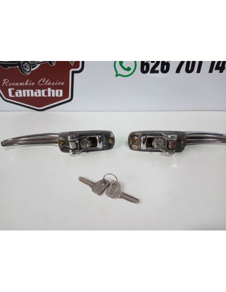 PAREJA MANILLA EXTERIOR PUERTA SEAT 850 MISMA LLAVE