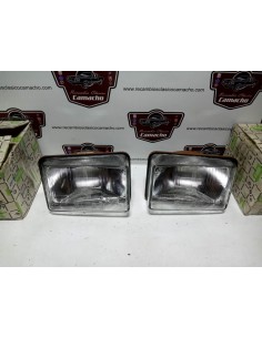 Pareja faro delantero Seat 127 Fura Fase 2 halógenos H4 2