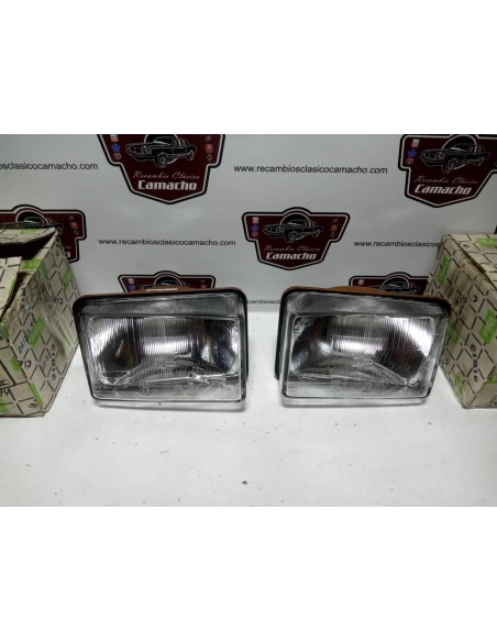 Pareja faro delantero Seat 127 Fura Fase 2 halógenos H4