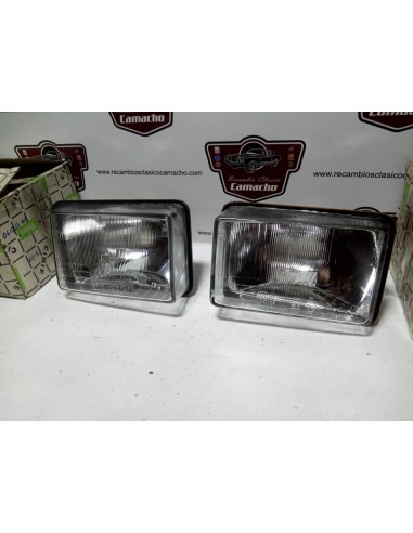 Pareja faro delantero Seat 127 Fura Fase 2 halógenos H4