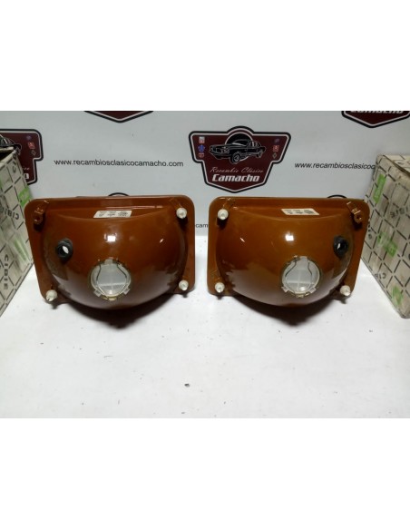 Pareja faro delantero Seat 127 Fura Fase 2 halógenos H4