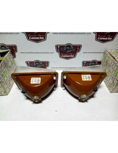 Pareja faro delantero Seat 127 Fura Fase 2 halógenos H4