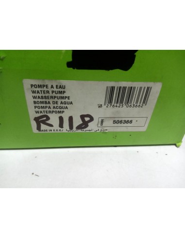 Bomba de agua Renault 18 gasolina 1.6 (completa con cuerpo)