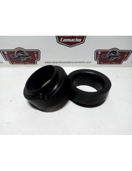 Pareja goma suplemento muelles traseros Seat 124 ,1430 y 131