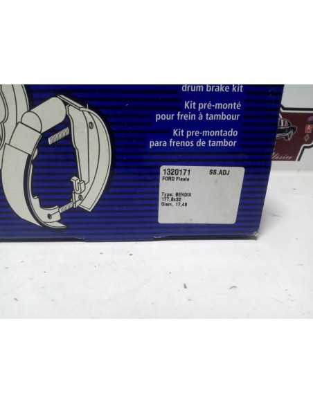 KIT FRENO TRASERO COMPLETO FORD FIESTA MK1 (PREMONTADO)