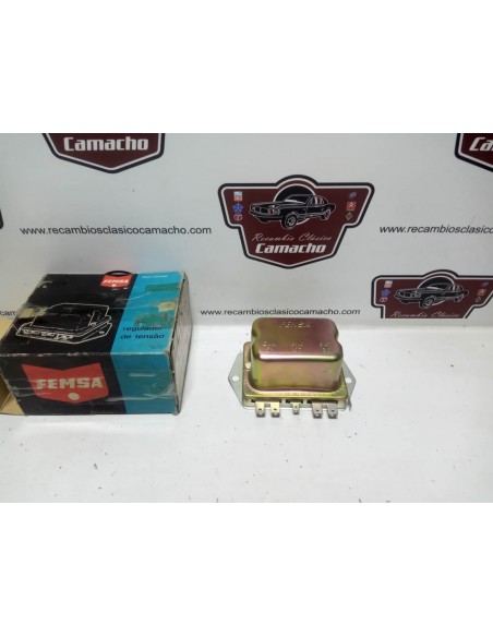 Regulador de dinamo Renault 4,5,6,8,10, Ondine , Gordini y Dauphine (FEMSA GRC12-2)