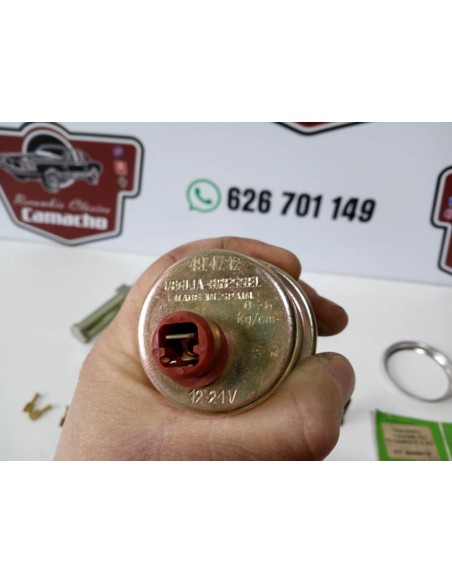 CONJUNTO MANOMETRO PRESION ACEITE  VEGLIA BRESSEL