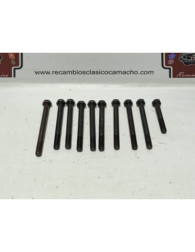 Juego tornillos de culata Seat 600 D,E y L (dureza 12.9)