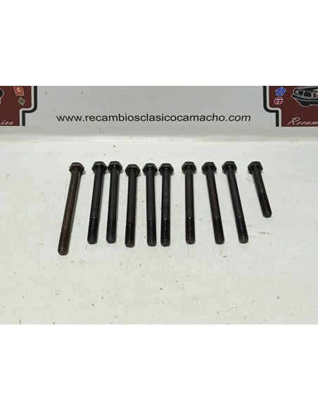 Juego tornillos de culata Seat 600 D,E y L (dureza 12.9)