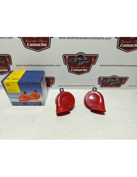 Pareja bocina Roja (12 voltios)