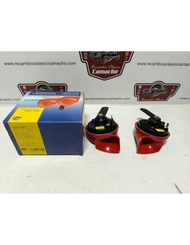 Pareja bocina Roja (12 voltios)