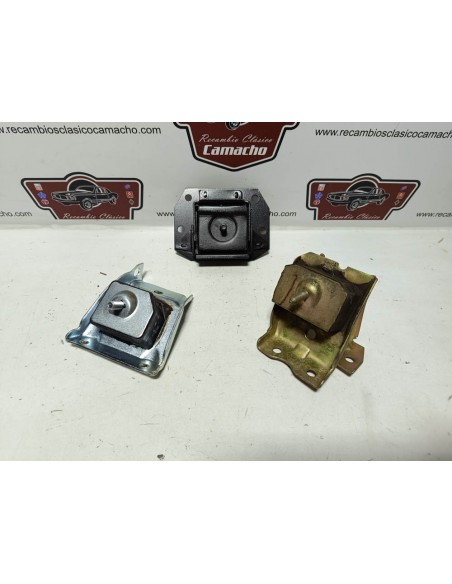 Conjunto soportes motor y cambio Renault 4 y 6 motor sierra