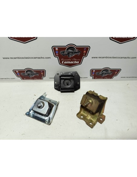 Conjunto soportes motor y cambio Renault 4 y 6 motor sierra