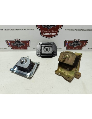 Conjunto soportes motor y cambio Renault 4 y 6 motor sierra