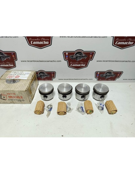Juego pistones completos Seat 850 y 133 sobremedida 65.40 mm