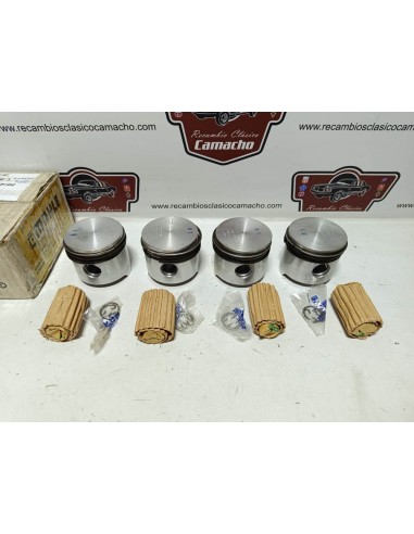Juego pistones completos Seat 850 y 133 sobremedida 65.40 mm