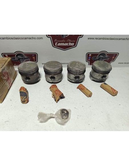 Juego de pistones Simca 900 y 1000 (68,50 mm sobremedida)