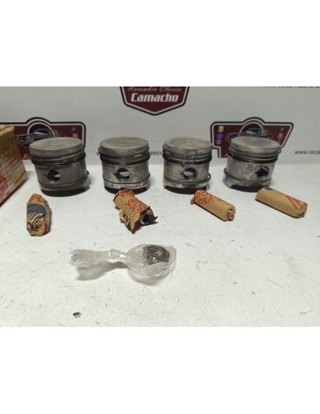 Juego de pistones Simca 900 y 1000 (68,50 mm sobremedida)