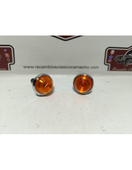 Pareja piloto intermitente aleta Seat 600 N,D,E y L (metálicos)