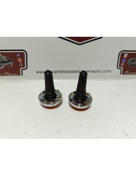 Pareja piloto intermitente aleta Seat 600 N,D,E y L (metálicos)
