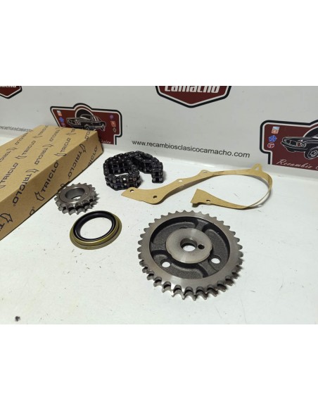 KIT DISTRIBUCION CADENA SEAT 127 ,FURA Y PANDA (PIÑON BAJO)