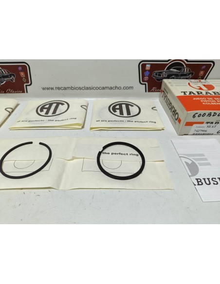 Juego segmentos Seat 600 D,E y L 62mm Standar TARABUSI