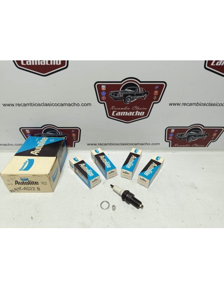 Kit 4 bujías Seat 124 , 131 , 132 ,1430 especial y 124 sport motor 1.6 , 1.8 Y 2.0 biarbol