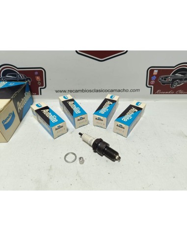 Kit 4 bujías Seat 124 , 131 , 132 ,1430 especial y 124 sport motor 1.6 , 1.8 Y 2.0 biarbol