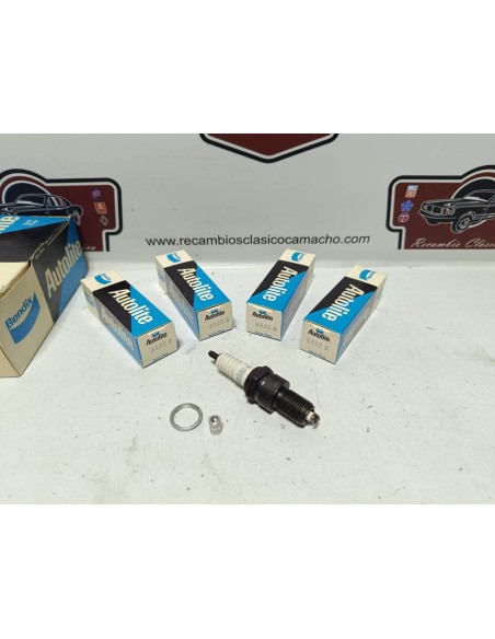 Kit 4 bujías Seat 124 , 131 , 132 ,1430 especial y 124 sport motor 1.6 , 1.8 Y 2.0 biarbol