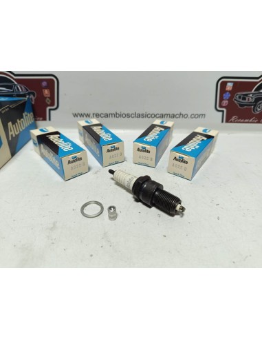 Kit 4 bujías Seat 124 , 131 , 132 ,1430 especial y 124 sport motor 1.6 , 1.8 Y 2.0 biarbol