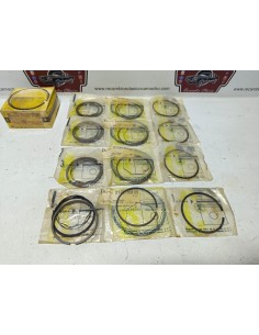 Juego de segmentos Seat 850 N , D , E , Coupé , Spider , 133 y 127 sobremedida 65,60mm 2