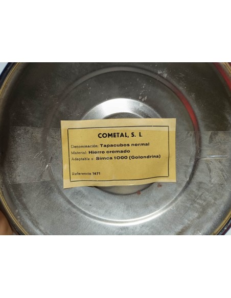 Juego de tapacubos Simca 1000 (golondrina)