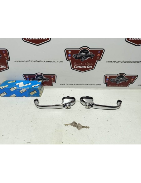 Pareja manilla exterior Seat 600 E , L y Seat 850 (misma llave)