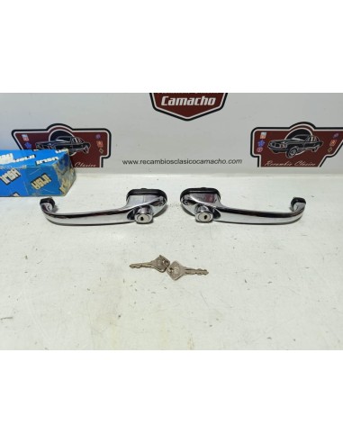Pareja manilla exterior Seat 600 E , L y Seat 850 (misma llave)