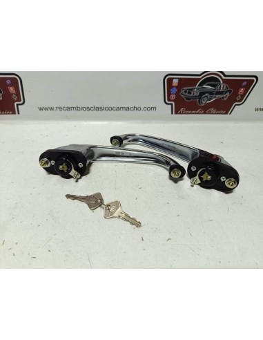 Pareja manilla exterior Seat 600 E , L y Seat 850 (misma llave)