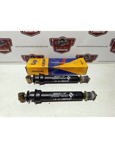 PAREJA AMORTIGUADOR  DELANTERO RENAULT 5 y 7 (LIP ORIGINAL)