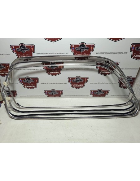 Juego de 4 cejillas ventanas de puerta Seat 600 N y D