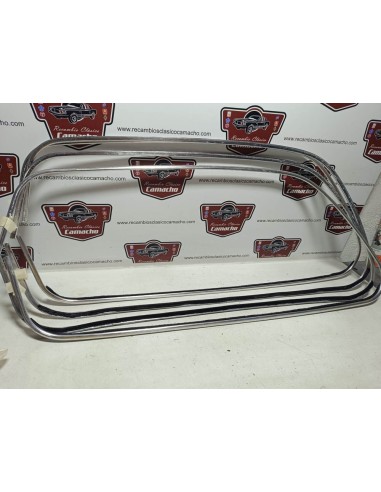 Juego de 4 cejillas ventanas de puerta Seat 600 N y D