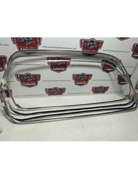 Juego de 4 cejillas ventanas de puerta Seat 600 N y D