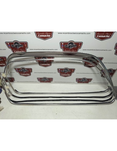 Juego de 4 cejillas ventanas de puerta Seat 600 N y D