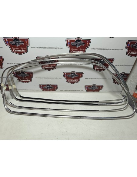 Juego de 4 cejillas ventanas de puerta Seat 600 E y L