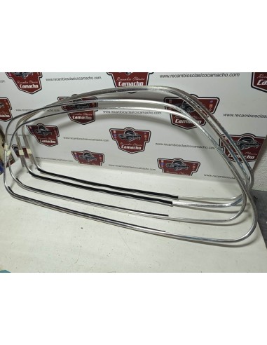 Juego de 4 cejillas ventanas de puerta Seat 600 E y L