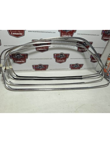 Juego de 4 cejillas ventanas de puerta Seat 600 E y L