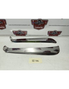 Juego faldilla trasera salvbarros  Seat 132 (metálicas inoxidable)